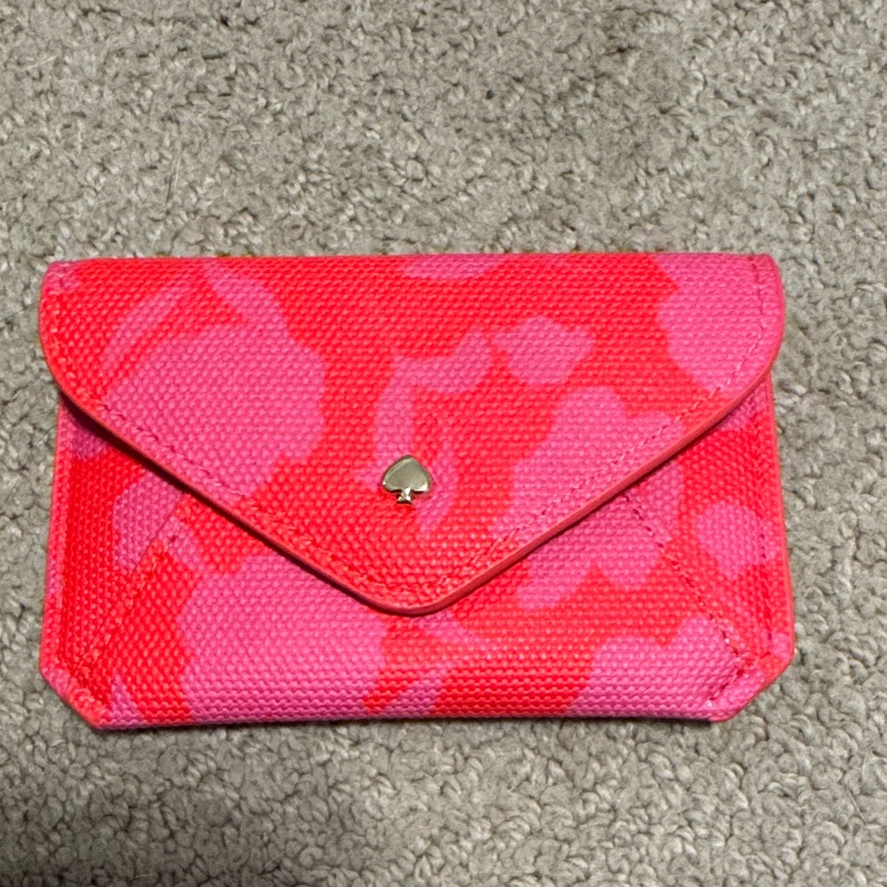 Kate Spade x Target Red and Pink Floral Wallet